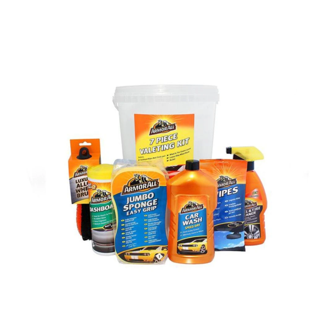 Armor All 7-Piece Car Cleaning Kit with Bucket