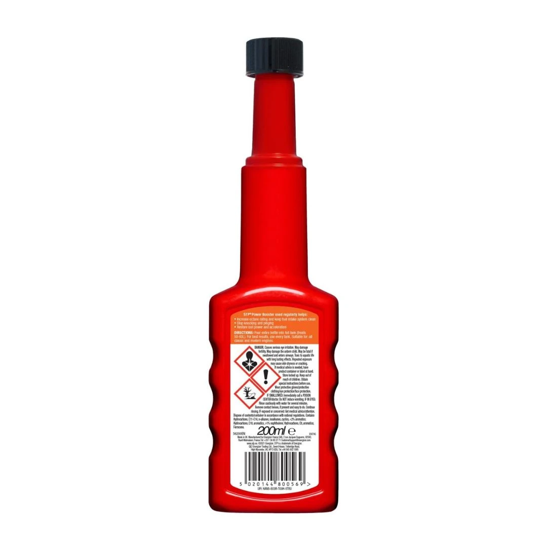STP Power Booster – 200ml Octane Boost & Engine Performance Enhancement