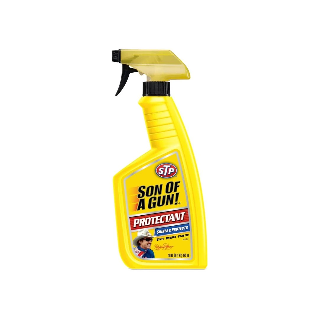 STP Son of a Gun Protectant – 16oz (473ml) Shine, Protect & Restore Your Car’s Interior 2