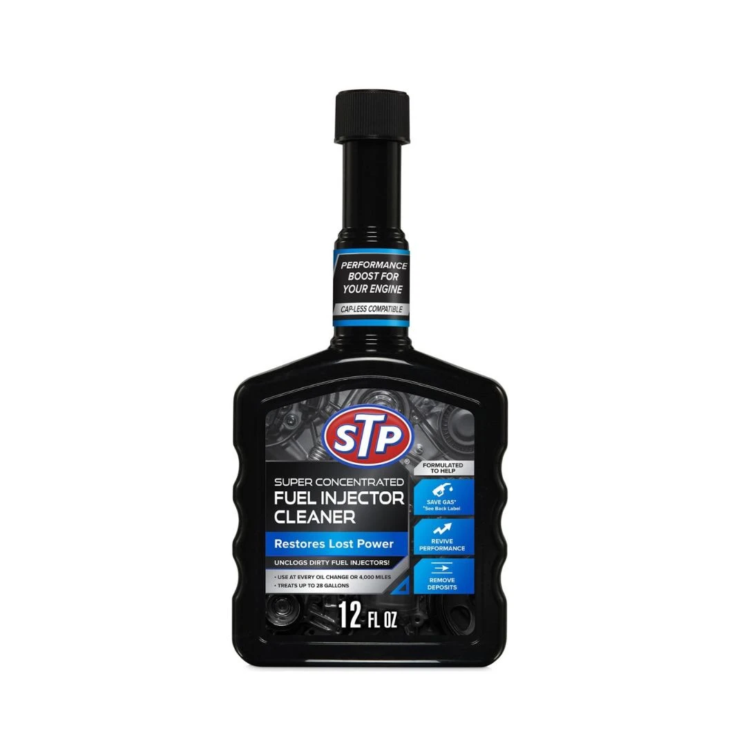 STP Super Concentrated Fuel Injector Cleaner – Unclogs Injectors & Restores Power (12oz) 10