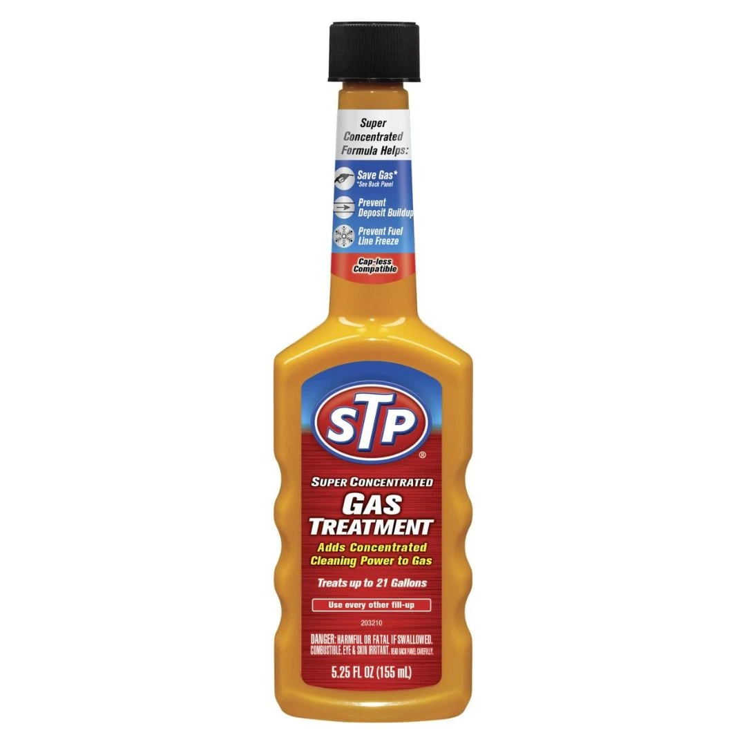 STP Super Concentrated Gas Treatment – 5.25oz (155ml) Boost Fuel Efficiency & Engine Performance
