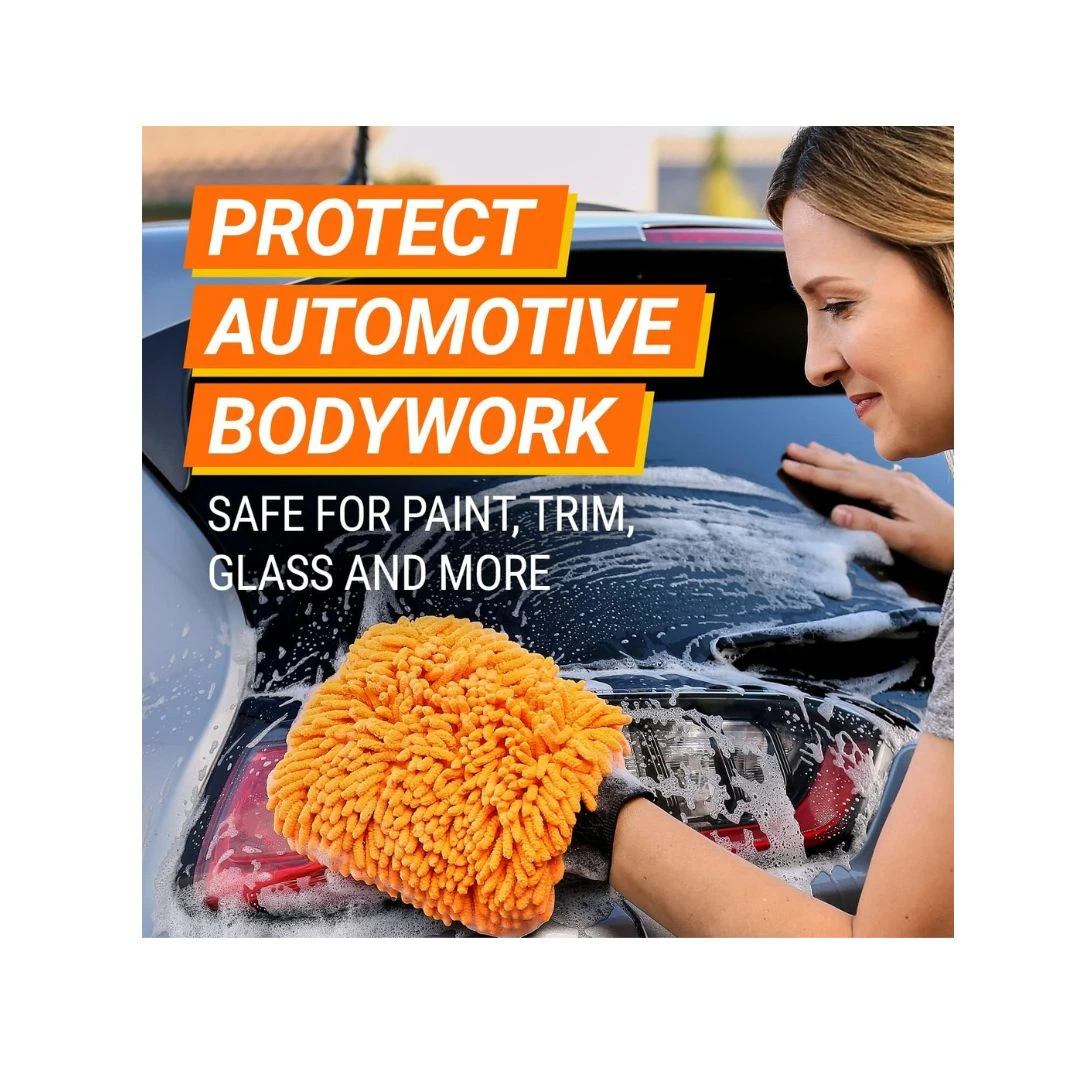 Armor All 2-in-1 Microfiber Noodle Mitt Dual-Sided Cleaning Perfection 5