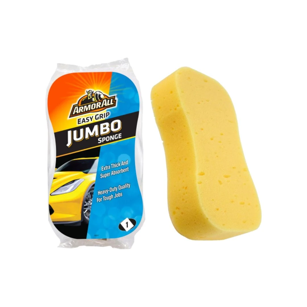 Armor All Jumbo Cleaning Sponge – Thick, Durable & Easy-Grip for Superior Car & Motorcycle Detailing