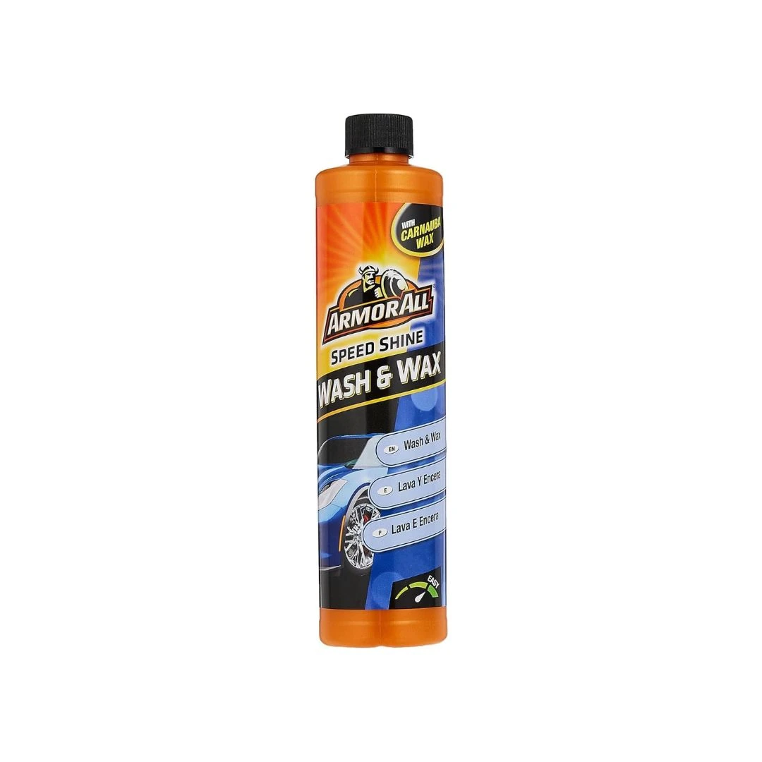 Armor All Wash & Wax – 2-in-1 Cleaning & Shine 300ML Get a Waxed Finish While You Wash