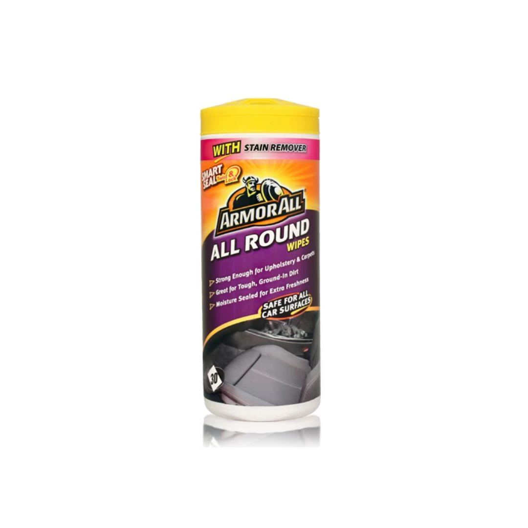 Armor All® Round Flow-Through Cleaning Wipes Complete Interior Care