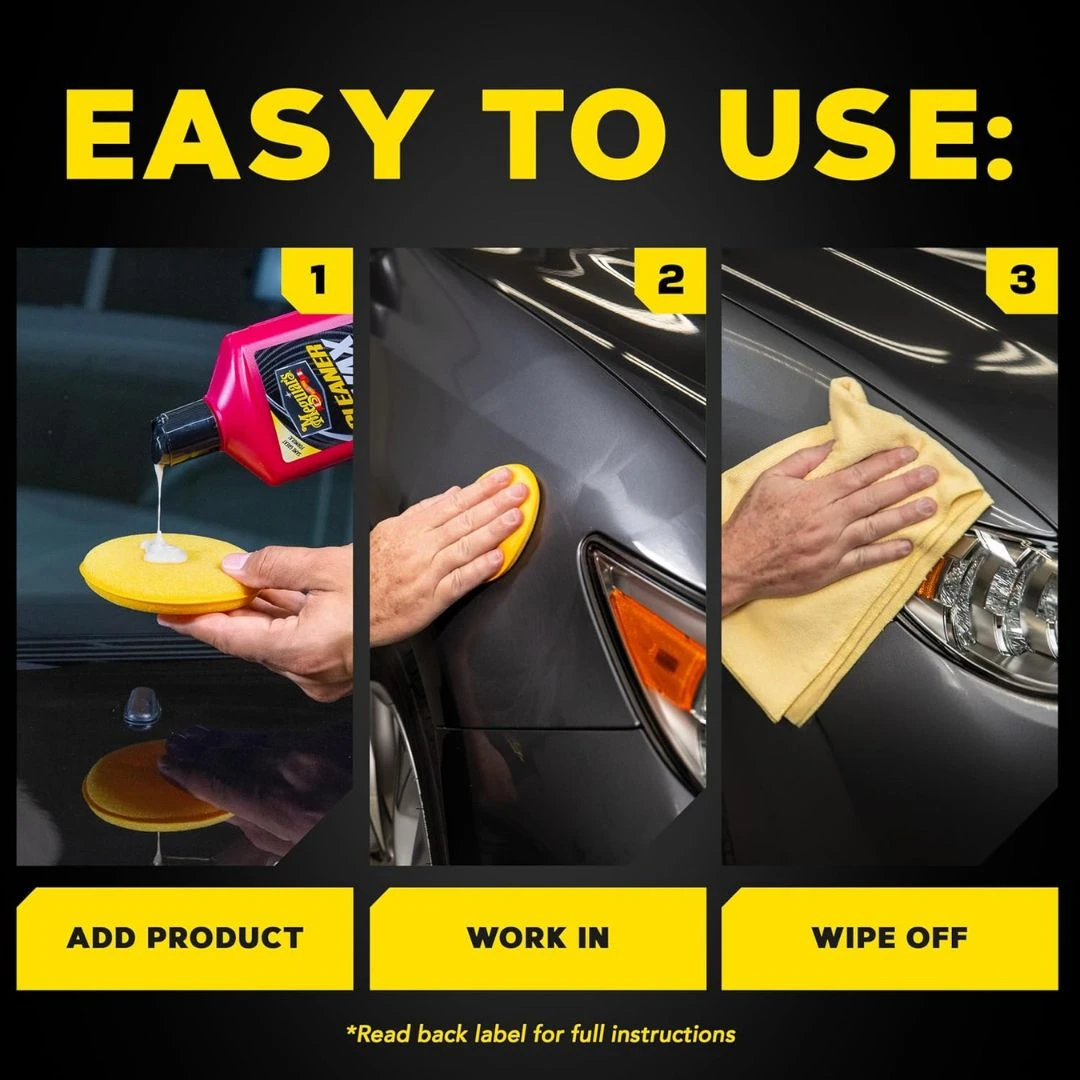 Meguiar’s Cleaner Wax (473ml Liquid) – The Fast & Easy All-in-One Shine Solution 3