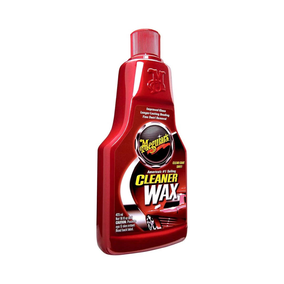 Meguiar’s Cleaner Wax (473ml Liquid) – The Fast & Easy All-in-One Shine Solution