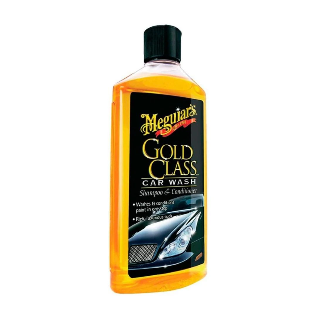 Meguiar’s Gold Class Car Wash Shampoo & Conditioner (473ml) – Premium Cleaning with Carnauba-Enhanced Shine