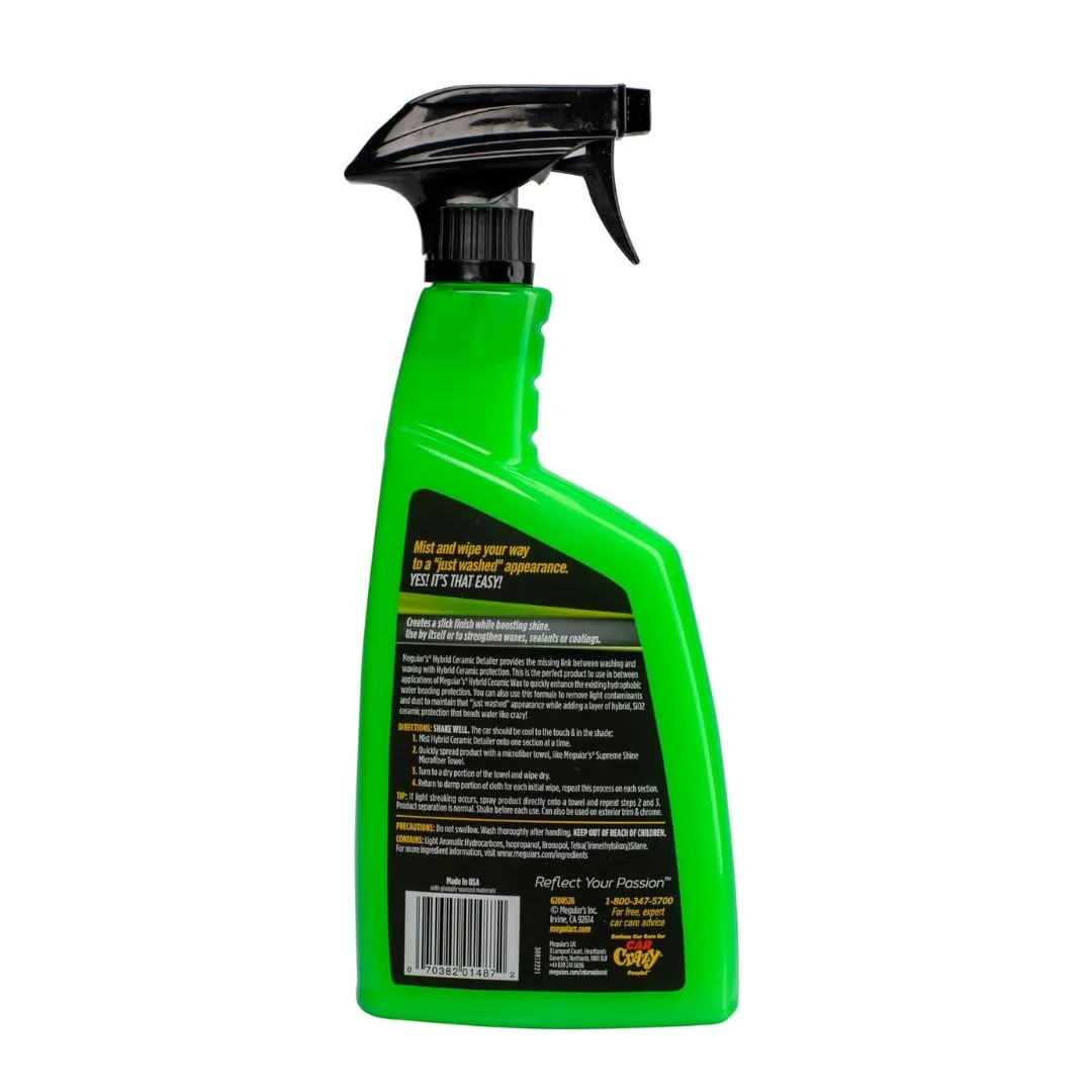 Meguiar's Hybrid Ceramic Detailer (26 oz) G200526 – Advanced SiO2 Spray for Ultimate Protection & Gloss 1