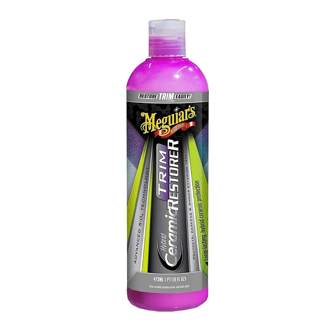 Meguiar’s Hybrid Ceramic Trim Restorer (16 oz, G220316) – Advanced UV Protection with Ceramic-Enhanced Shine Meguiar's Hybrid Ceramic Trim Restorer (16 oz, G220316) – Advanced UV Protection with Ceramic-Enhanced Shine