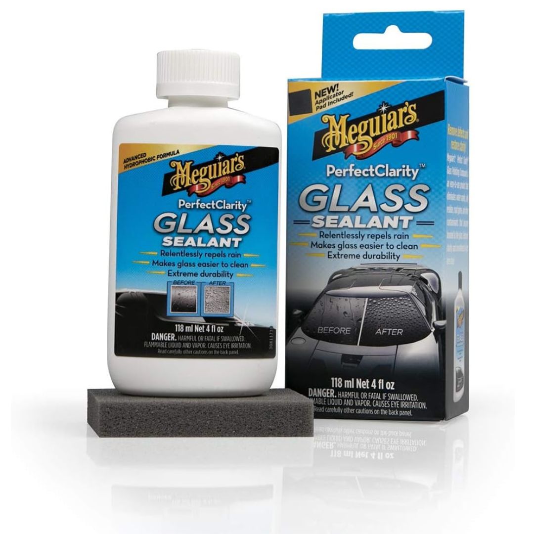 Meguiar’s Perfect Clarity Glass Sealant (4oz) – Rain-Repelling, Streak-Free Clarity