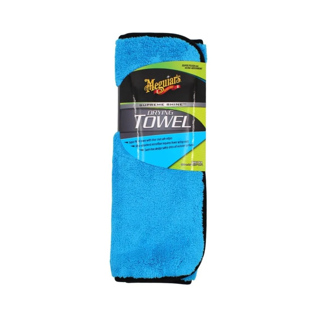 Meguiar’s Supreme Shine Drying Towel – The Ultimate No-Streak, No-Lint Dry