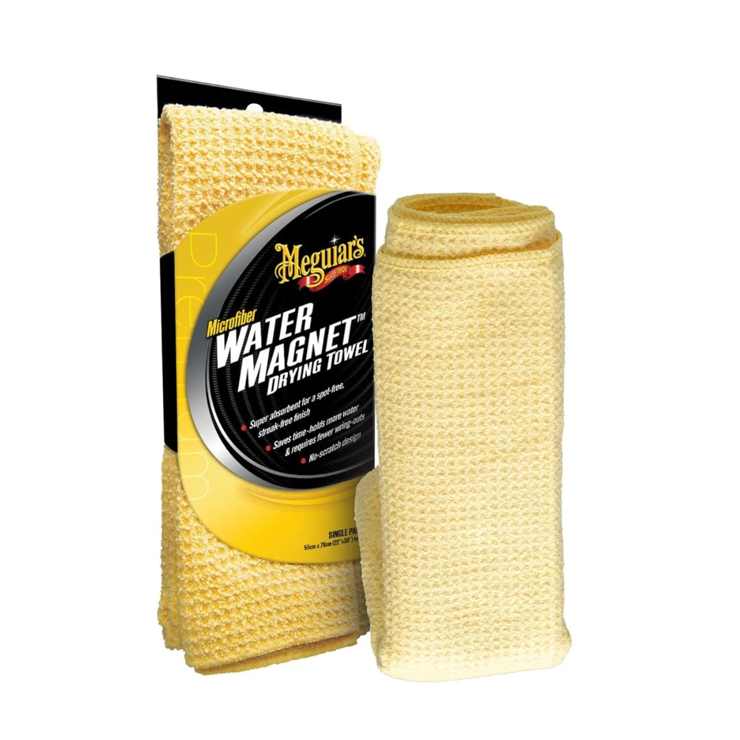 Meguiar’s Water Magnet® Microfiber Drying Towel – The Ultimate No-Streak, No-Scratch Dry