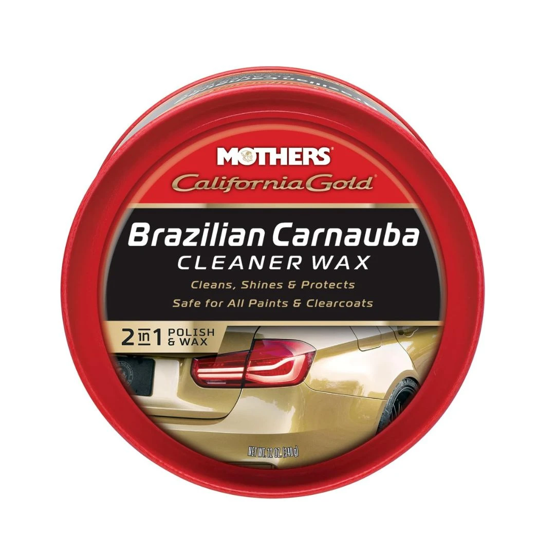 Mothers California Gold Brazilian Carnauba Cleaner Wax (12oz355ml) Clean + Wax in One Step for Deep Gloss Mothers California Gold Brazilian Carnauba Cleaner Wax (12oz355ml) Clean + Wax in One Step for Deep Gloss