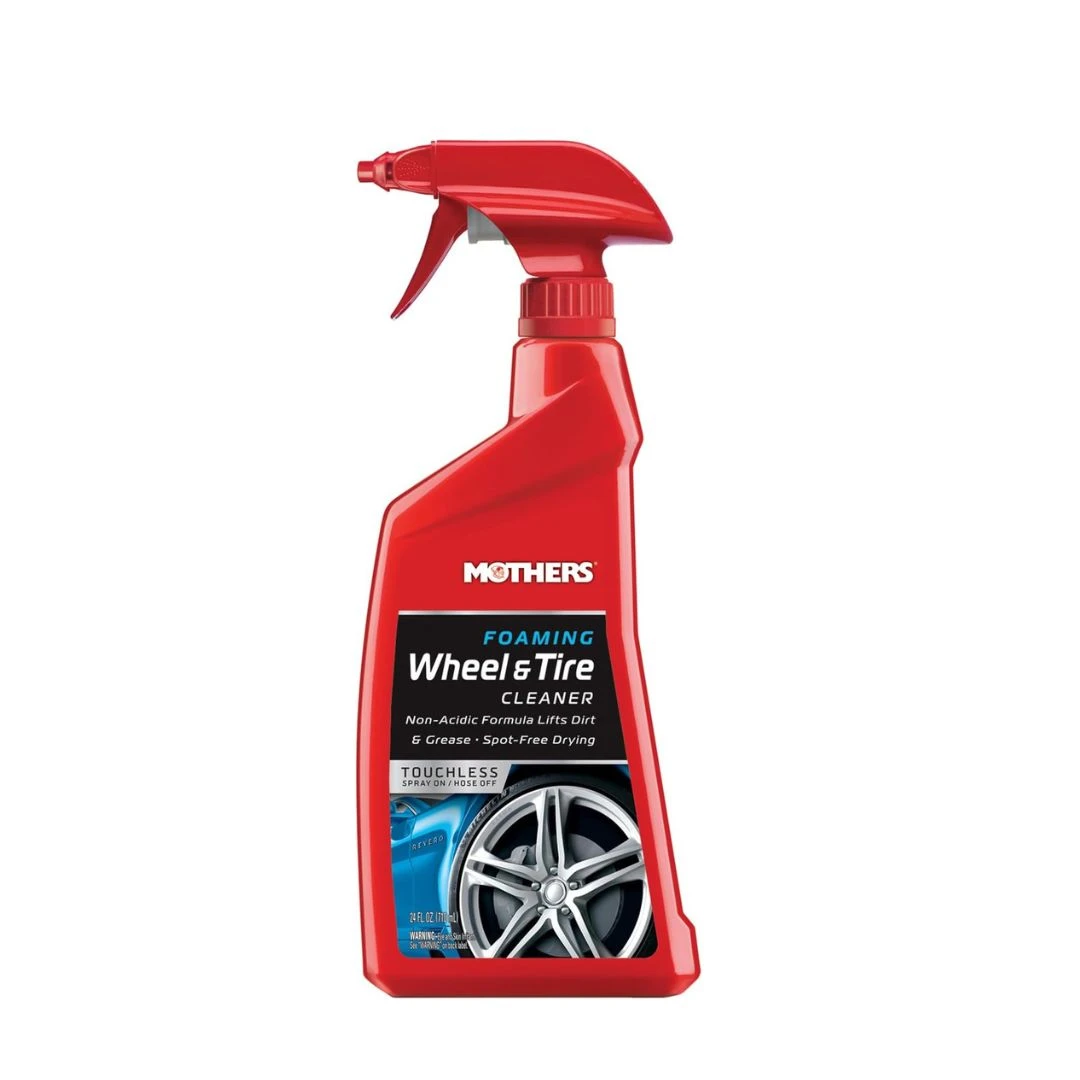 Mother’s Foaming Wheel & Tire Cleaner (24oz) – Deep Clean with Power-Activated Foam
