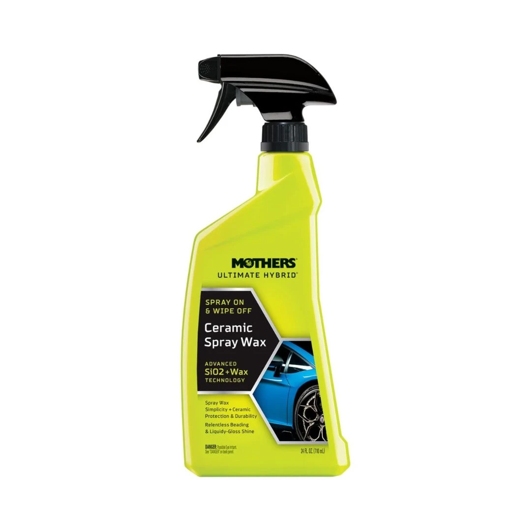 Mother's Hybrid Ceramic Spray Wax (24oz) – Spray-On Ceramic Armor With Instant Showroom Gloss (2)