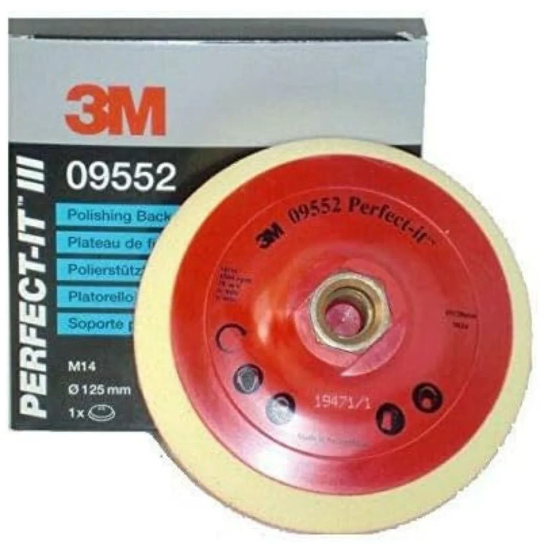 3M Hookit Perfect-It III Polishing Back-Up Pad – 125mm M14 (PN 09552) Premium Polishing Pad for Ultimate Paint Finishing