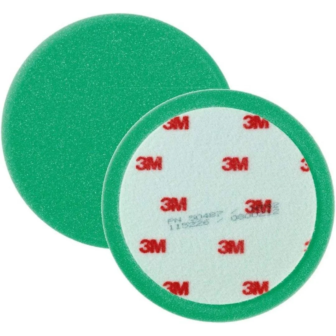 3M Perfect-It III Green Foam Compounding Pad – 150mm (2pcsBox) PN 50487 – Professional-Grade Buffing Pads for Paint Correction 1
