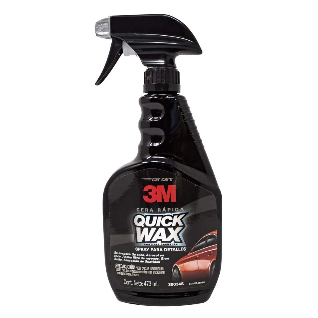 3M Quick Wax – 16 oz (PN 39034) – Instant Shine Spray Wax for Cars