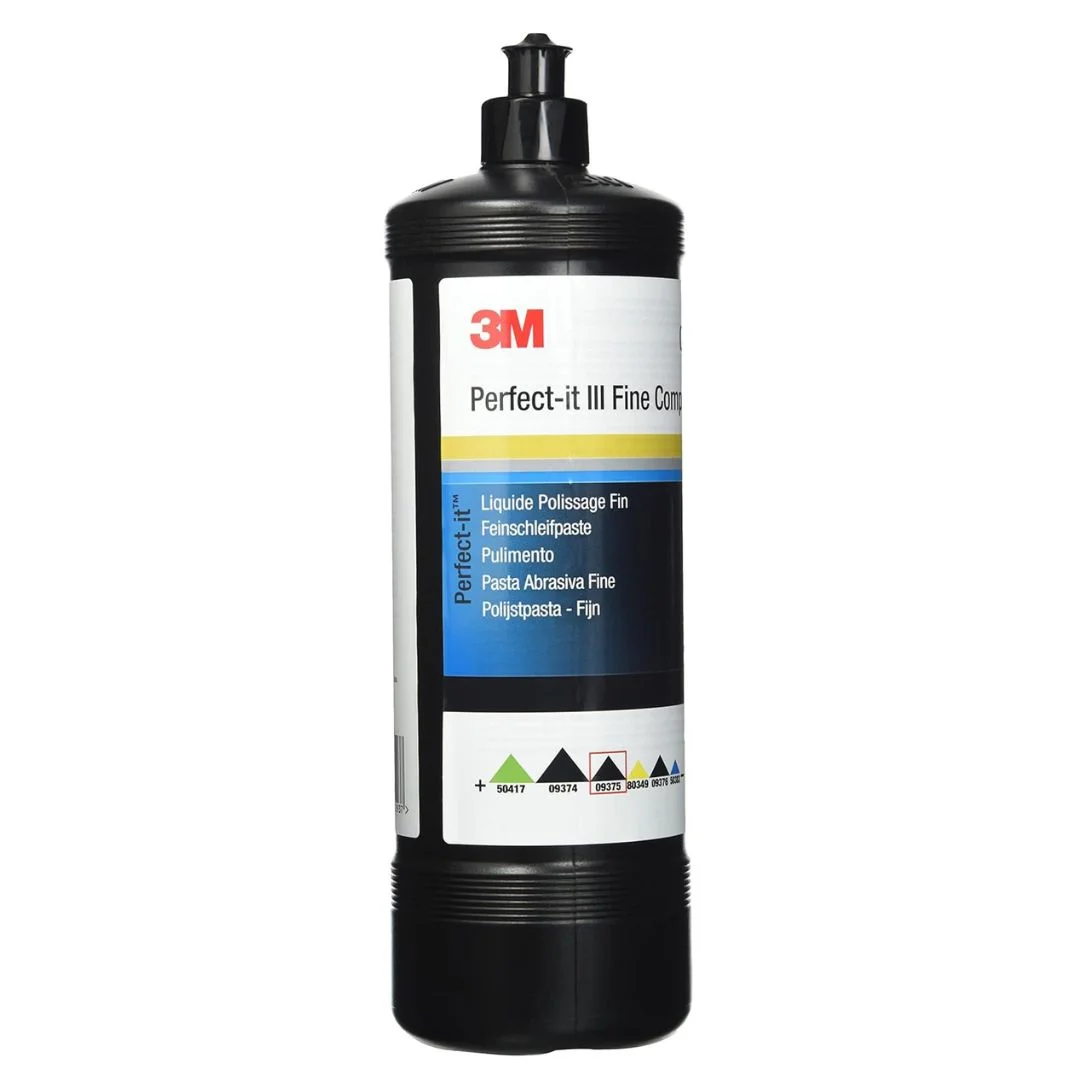 3M™ Perfect-It™ Fine Compound – 1L (PN 09375) Professional Medium-Cut Compound for Precision Paint Correction 1
