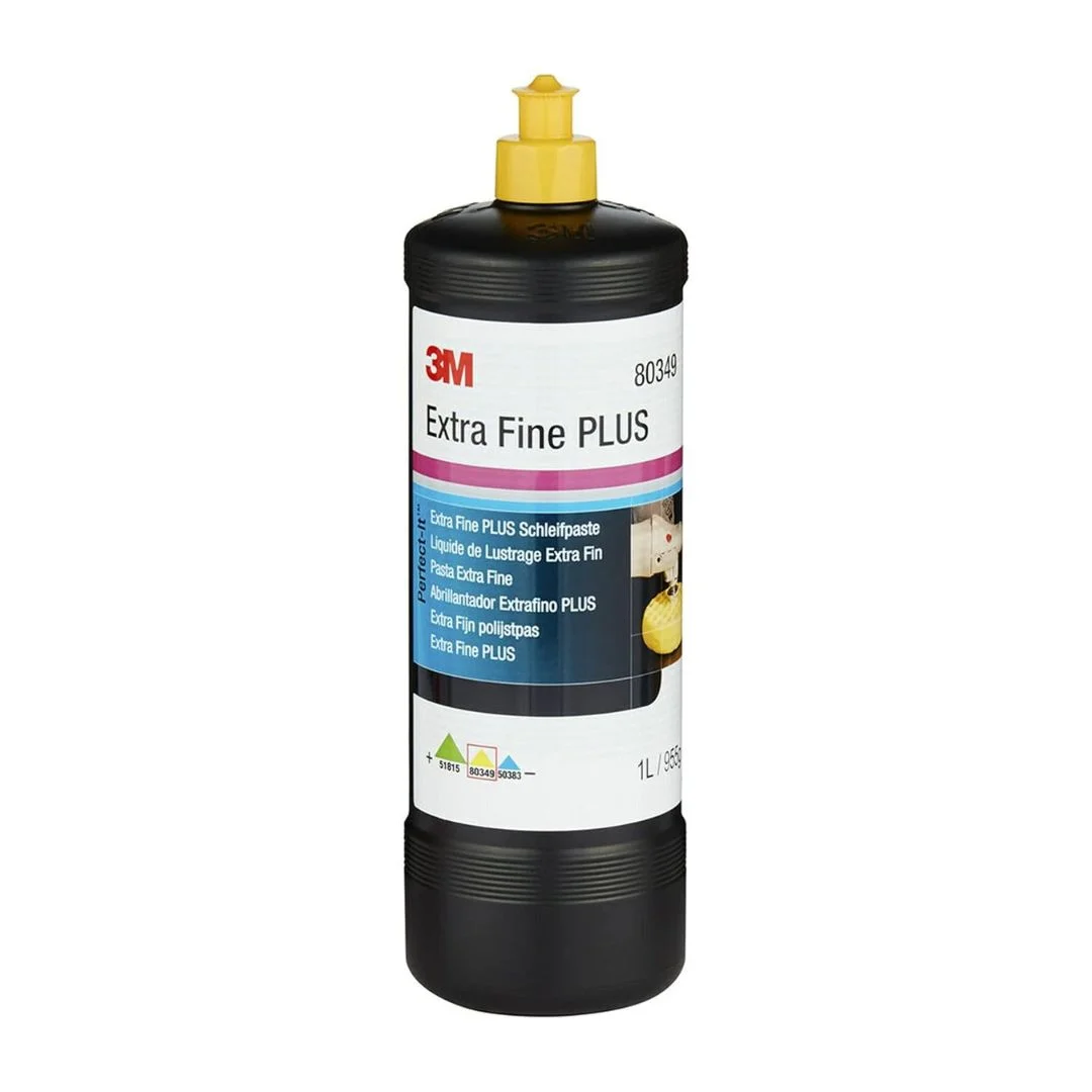 3M™ Perfect-It™ III Extra Fine Plus Compound – 1L (PN 80349) Premium Ultra-Fine Cutting Compound for Showcar Finishes