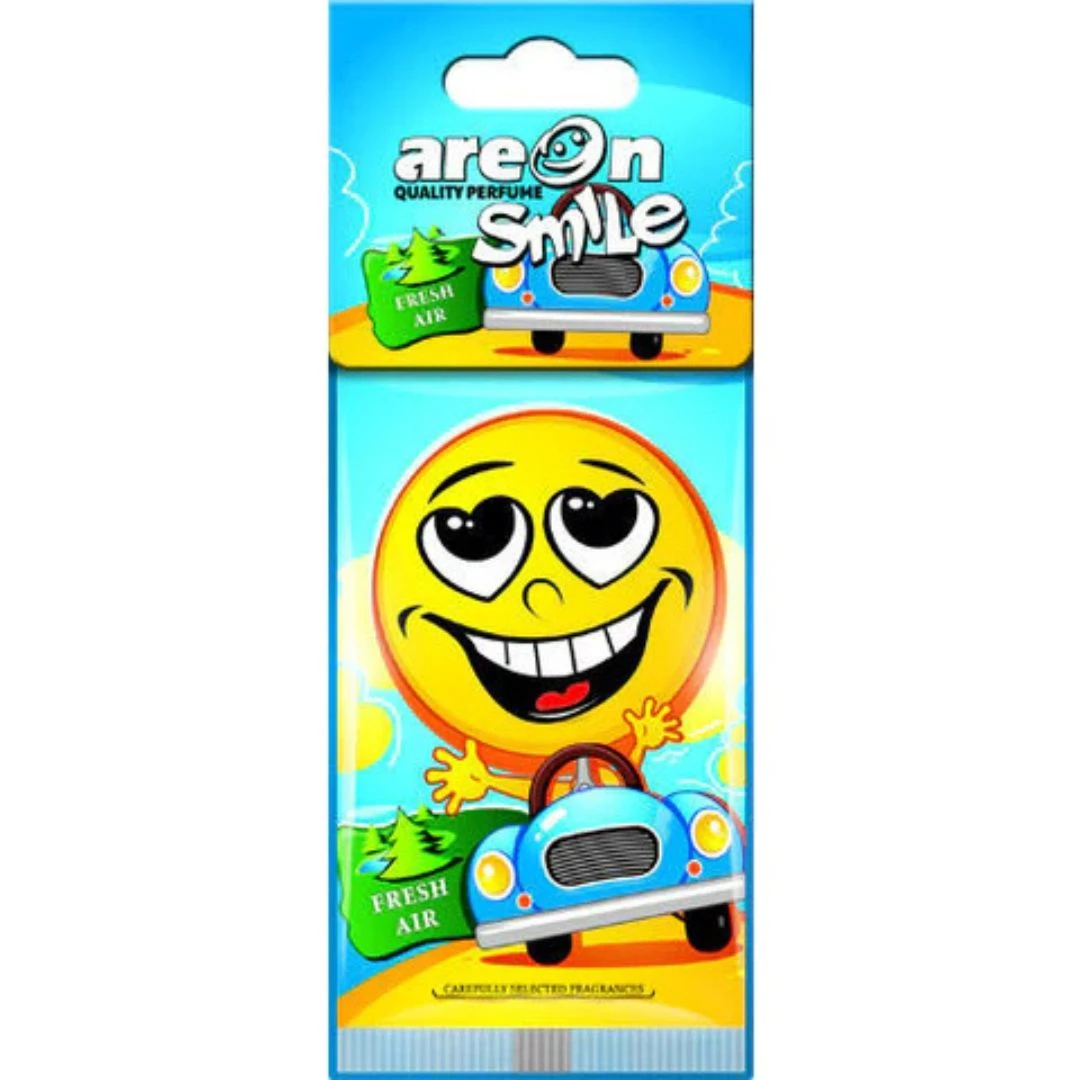 AREON SMILE DRY Fresh Air (Pack of 3) Pure & Crisp Car Air Fresheners