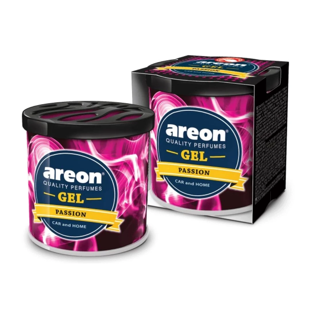 Areon Gel Can (Passion) – Premium Car Air Freshener with Long-Lasting Fragrance