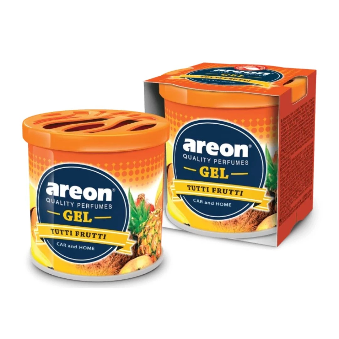 Areon Gel Can (Tutti Frutti) – Premium Car Air Freshener with Long-Lasting Fragrance