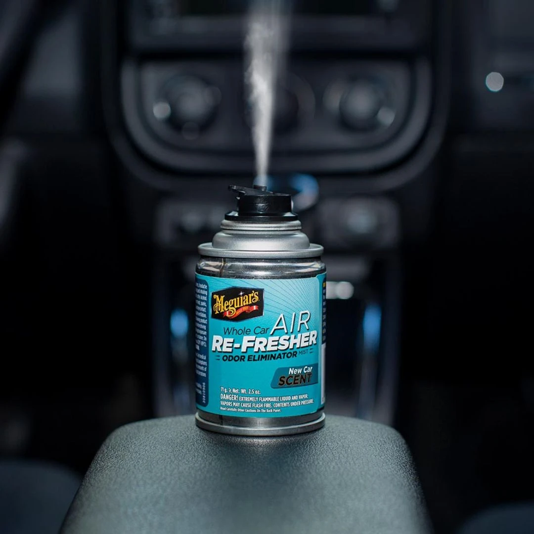 Meguiar’s Air Re-Fresher Mist – New Car Scent (2 oz) G16402 Instant Cabin Freshener 1
