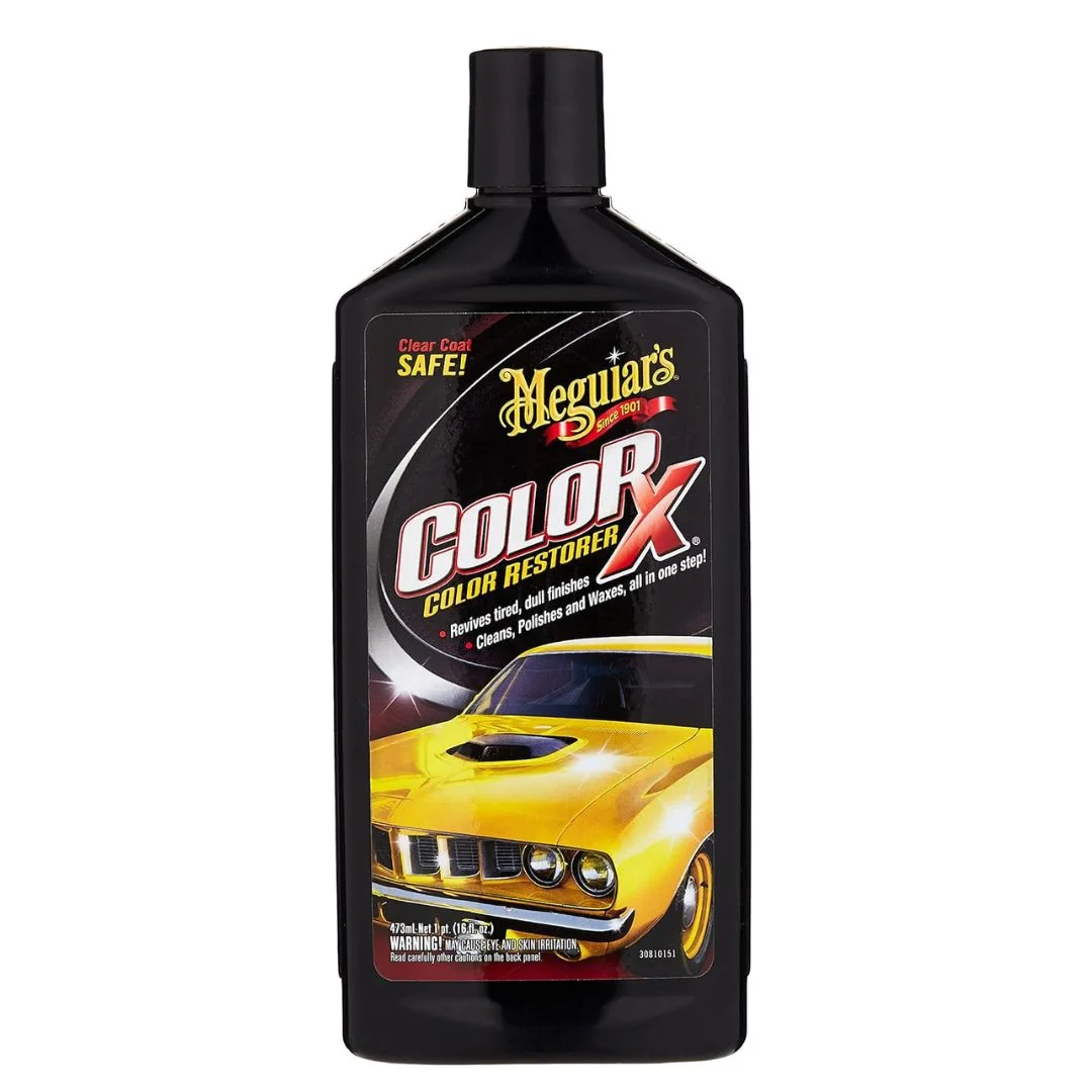 Meguiar’s ColorX (16 oz 473 ml) G11816 – All-in-One Cleaner, Polish & Wax with UV Protection Meguiar’s ColorX (16 oz 473 ml) G11816 – All-in-One Cleaner, Polish & Wax with UV Protection