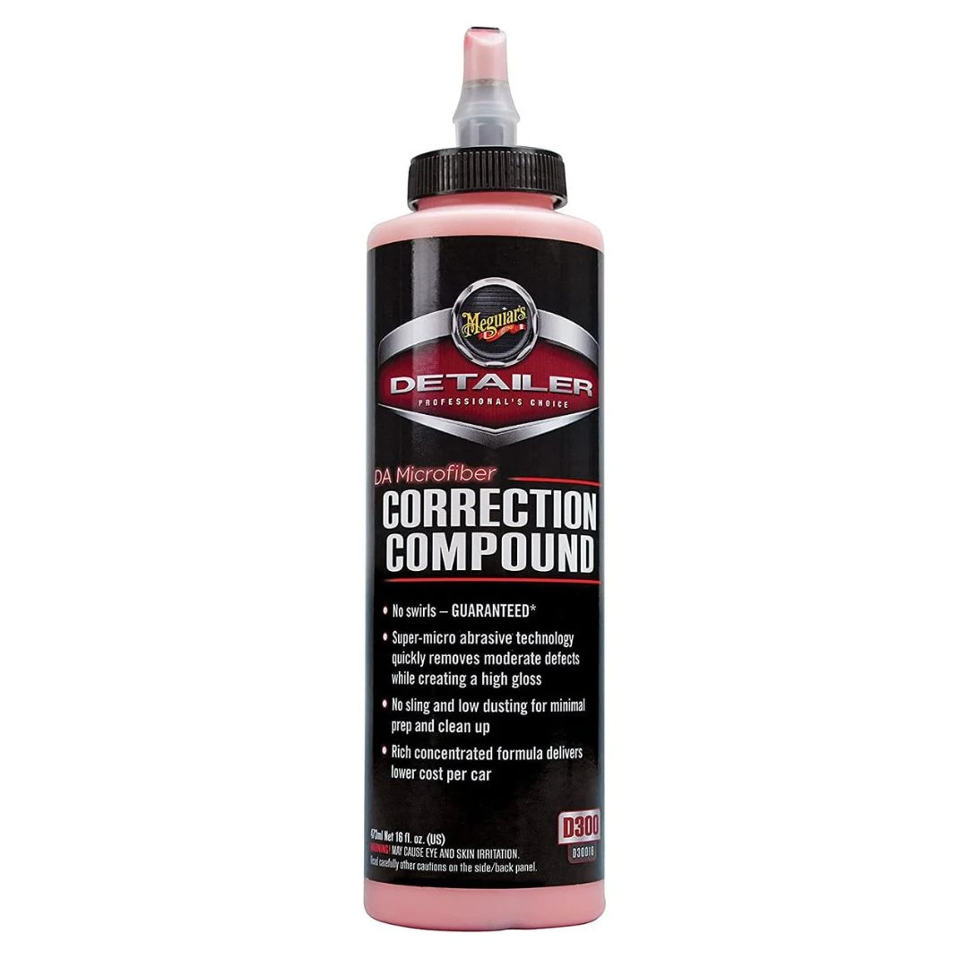 Meguiar’s DA Microfiber Correction Compound (16 oz) D30016 – Ultimate Cutting Compound for Microfiber Pad Systems