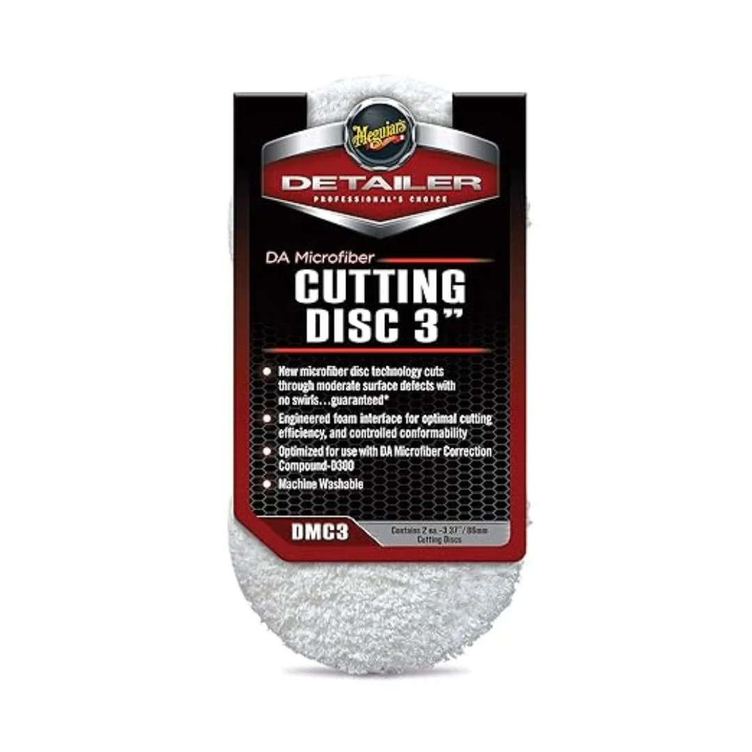 Meguiar’s DA Microfiber Cutting Pad 3 (DMC3) – Precision Cutting Power for Tight Spaces