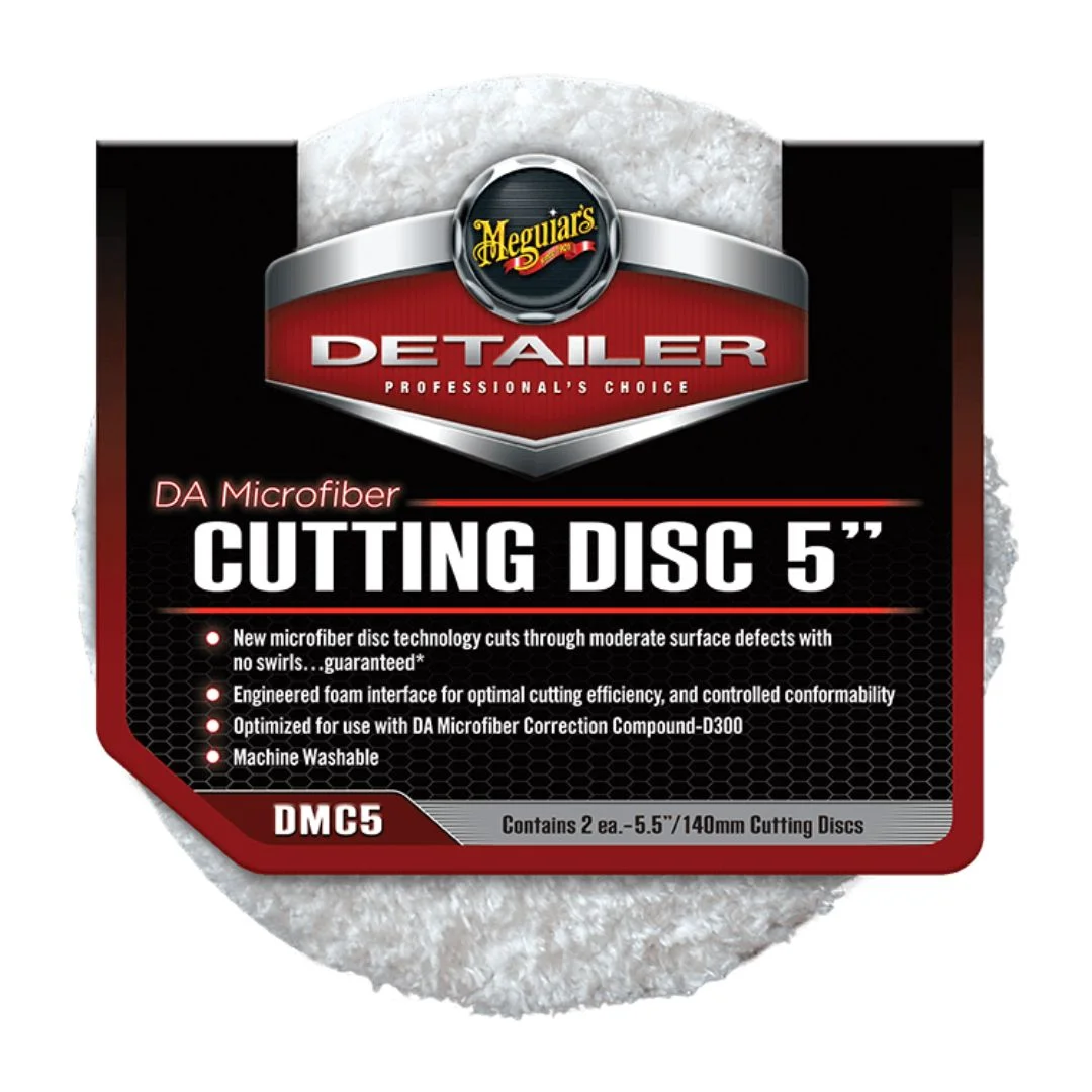 Meguiar’s DA Microfiber Cutting Pad 5 (DMC5) Precision Cutting Pad for Faster Paint Correction