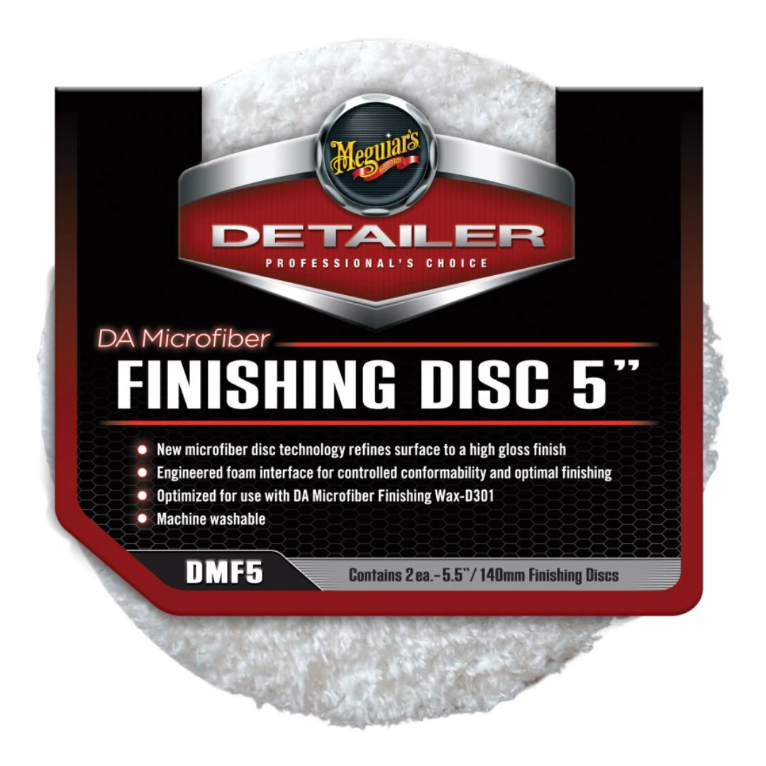 Meguiar’s DA Microfiber Finishing Pad 5 (DMF5) – Precision Final-Polish Pad for Flawless Results