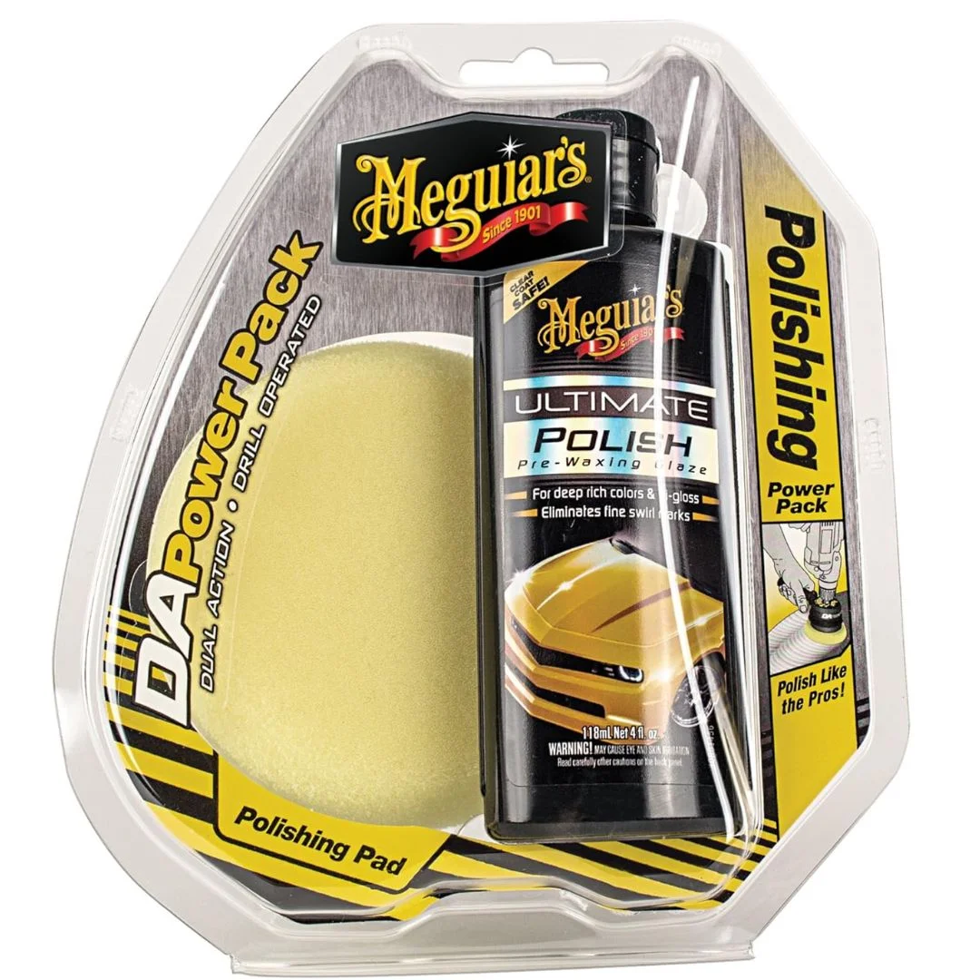 Meguiar’s DA Waxing Power Pack (1 each) G3502INT – Complete Dual-Action Wax Application System