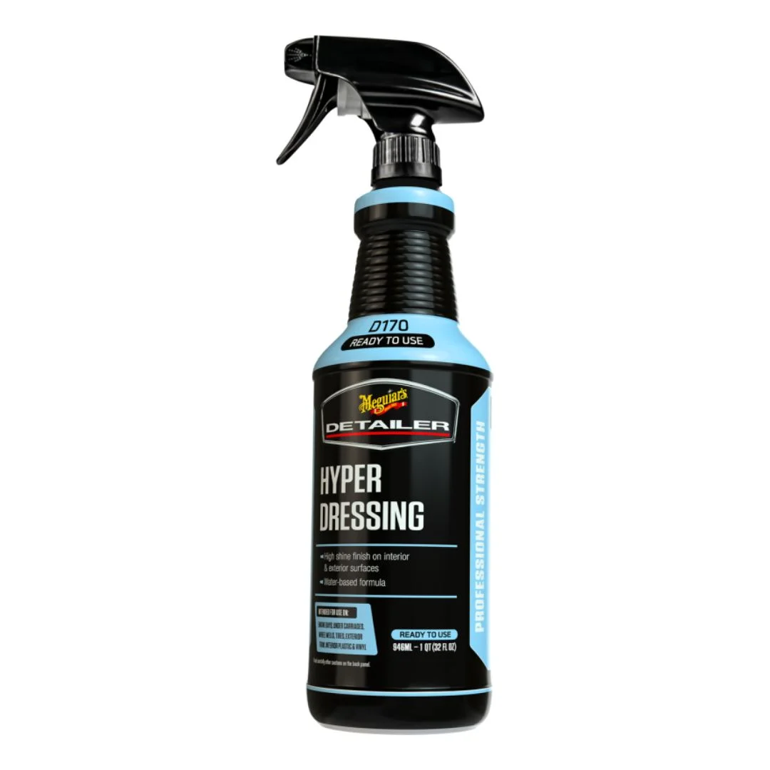 Meguiar’s Hyper Dressing (32 oz) DRTU17032 – Professional Water-Based Dressing for Versatile Detailing
