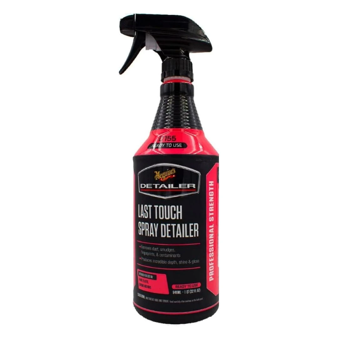 Meguiar’s Last Touch Spray Detailer (32 oz) DRTU15532 – Ultimate Waterless Detailing Spray for Show-Ready Shine