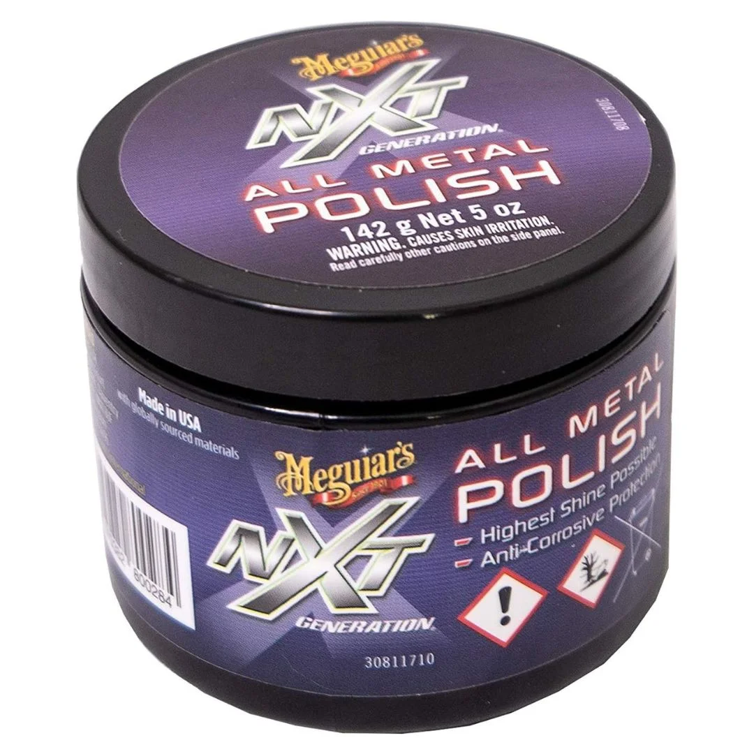 Meguiar’s NXT Generation All Metal Polish (5 oz 148 ml) G13005 – Ultimate Metal Restoration & Protection