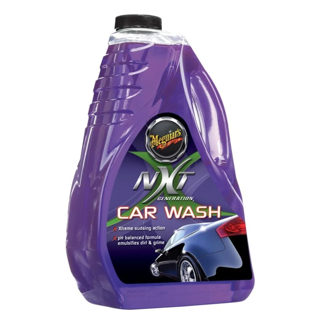 Meguiar’s NXT Generation Car Wash (64 oz 1.89 L) G12664 – Ultra-Safe High-Lubricity Wash for Pristine Paint