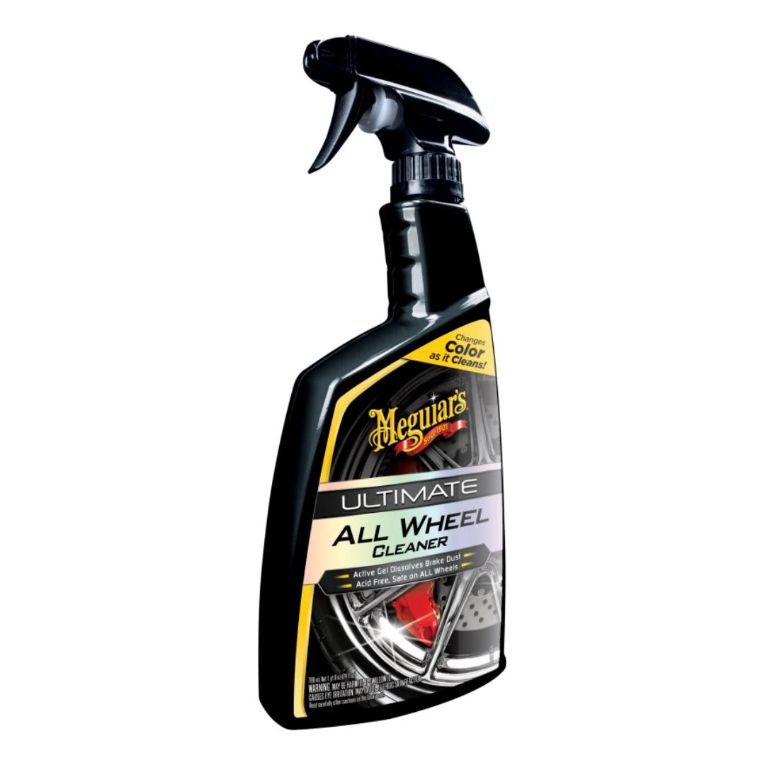 Meguiar's Ultimate All Wheel Cleaner (24 oz) G180124 – Professional-Grade Wheel Detailing Solution