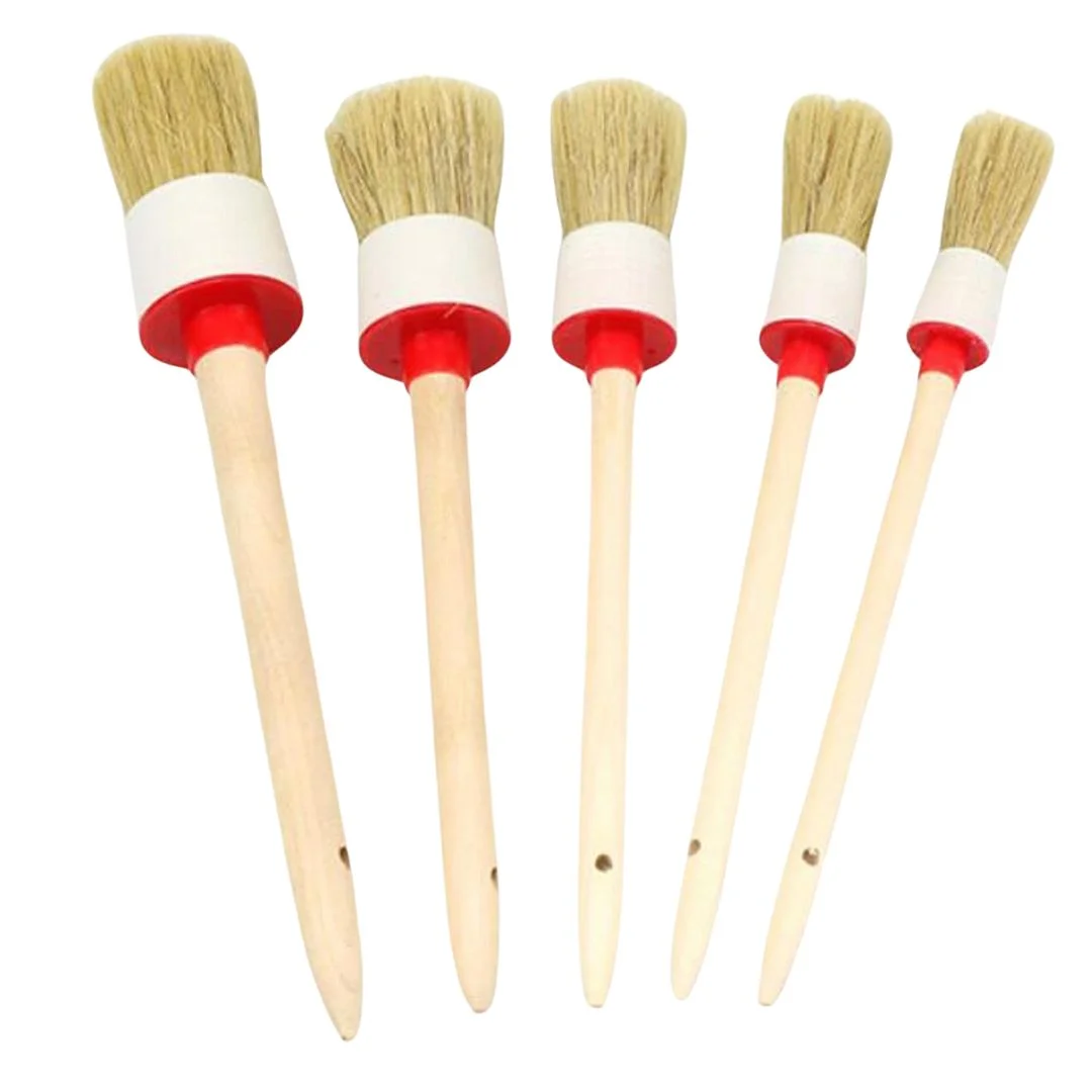 5-Piece Car Detailing Brush Set – Premium Wheel, Air Vent & Interior Cleaning Kit – Soft & Stiff Bristles for Auto Detailing 5-Piece Car Detailing Brush Set – Premium Wheel, Air Vent & Interior Cleaning Kit – Soft & Stiff Bristles for Auto Detailing