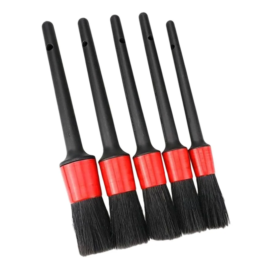 5-Piece Professional Detailing Brush Kit – Complete Car Cleaning Set for Wheels, Rims & Interior – Soft & Stiff Bristles for Every Surface 2 5-Piece Professional Detailing Brush Kit – Complete Car Cleaning Set for Wheels, Rims & Interior – Soft & Stiff Bristles for Every Surface 2