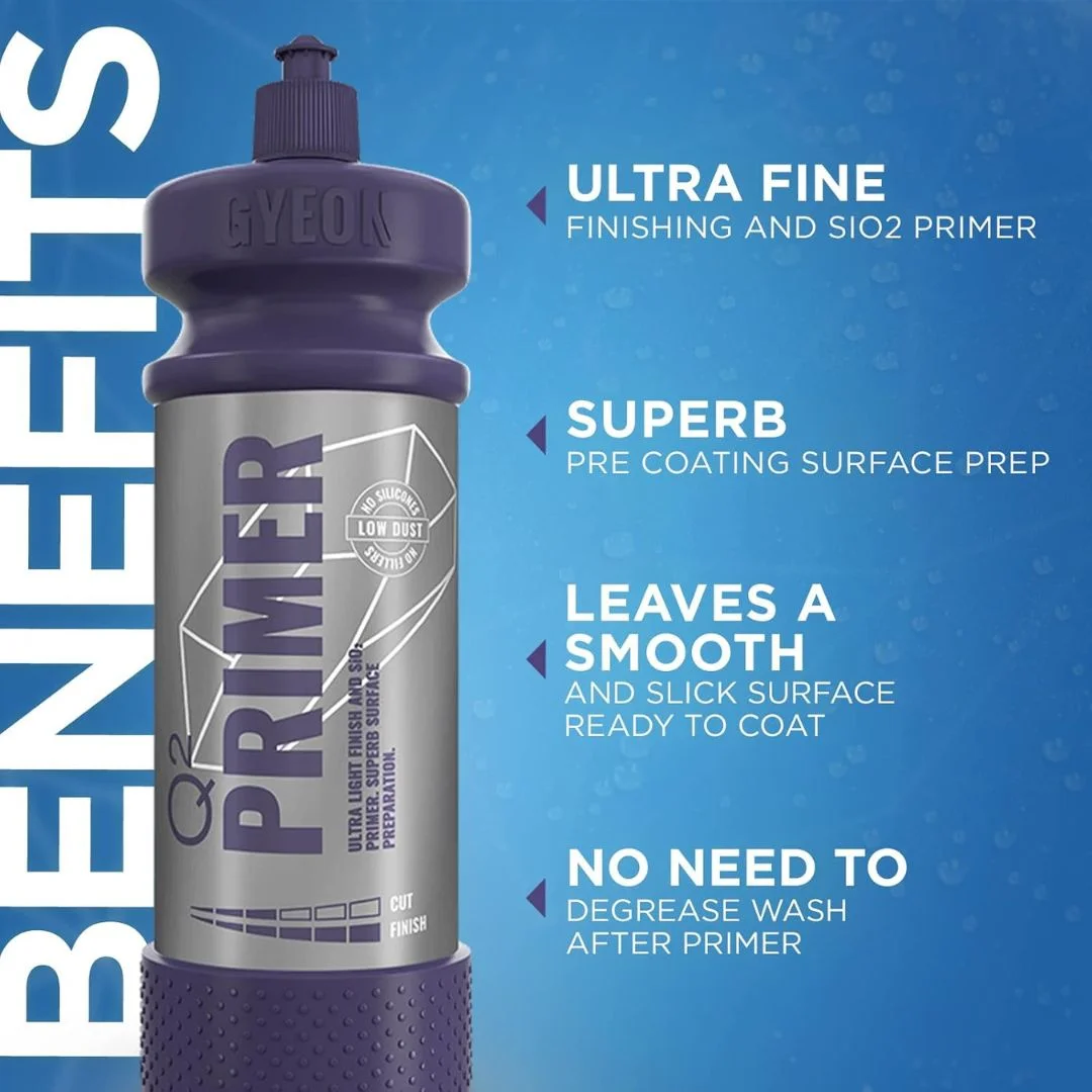 Gyeon Q² Primer – 120 ml Advanced Surface Prep for Flawless Ceramic Coating Application