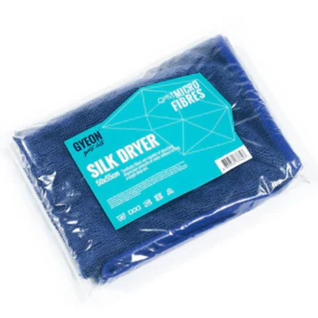 Gyeon Q²M SilkDryer – 50x55 cm Premium Microfiber Drying Towel for Streak-Free Results