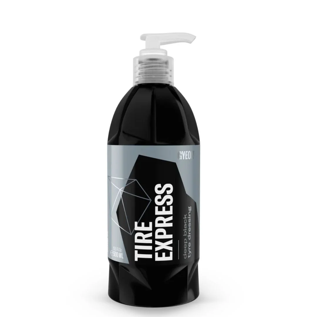 Gyeon Q²M Tire Express – 500ml Professional Waterless Tire Cleaner & Dressing in One
