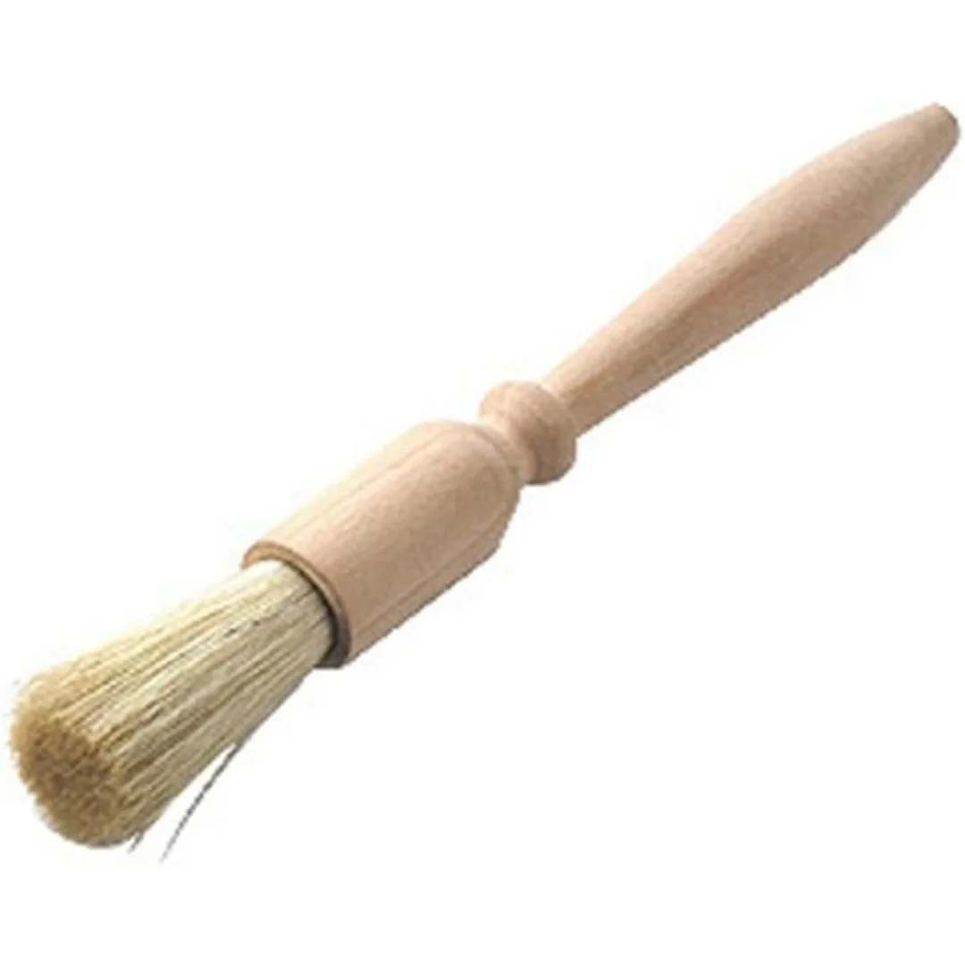 Premium Wood Handle Soft Brush – Gentle Interior Car Cleaning Brush for Dashboards, Vents & Upholstery