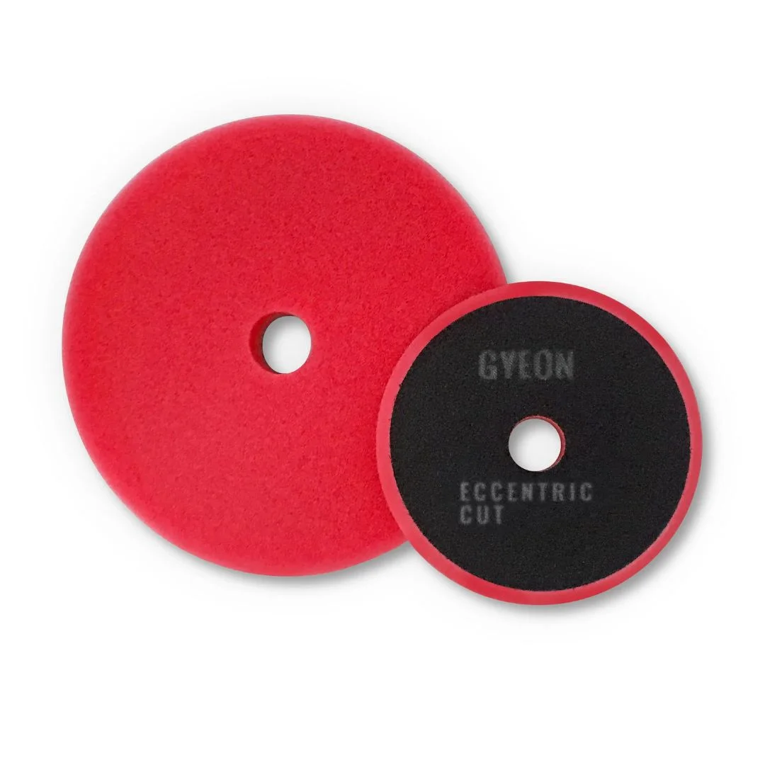GYEON Q²M Eccentric Cut Pads – 80mm x 20mm (2-Pack) High-Performance Foam for Dual Action Polishers