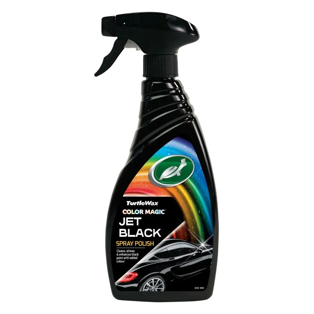 Turtle Wax Hybrid Jet Black Spray Polish – (500ml)